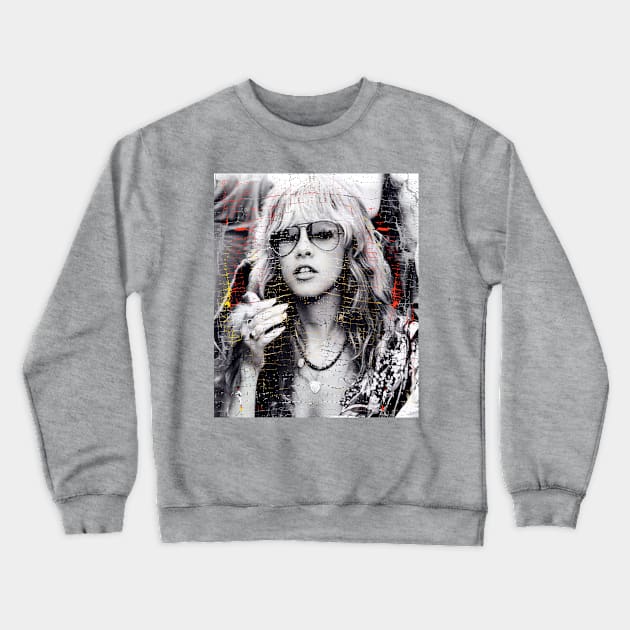 Stevie Nicks Crewneck Sweatshirt by gulymaiden